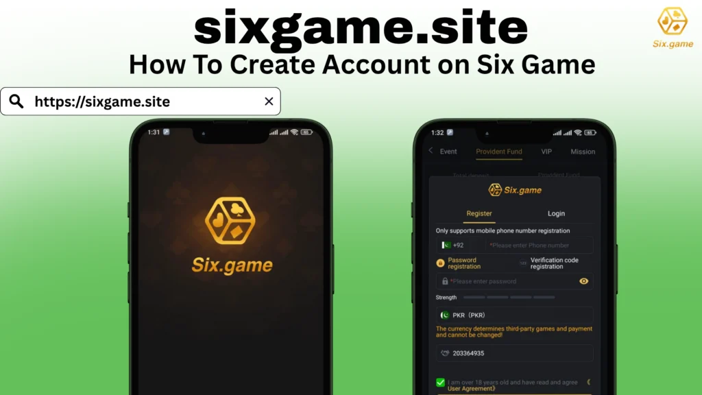 How To Create Account on Six Game