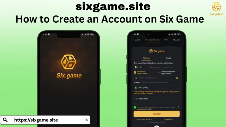 How to Create an Account on Six Game